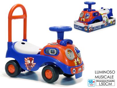 CAVALCABILE BATTERY OPERATED LUCI MUSICA SPIDERMAN