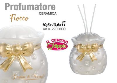 PROFUMATORE FIOCCO PERLATO E FOGLIA ORO PROFUMATORE FIOCCO PERLATO E FOGLIA ORO