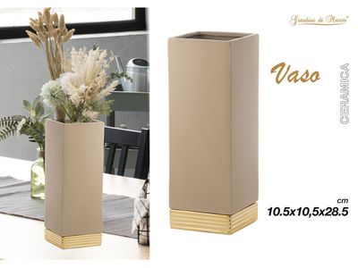 VASO QUADRATO ORO
