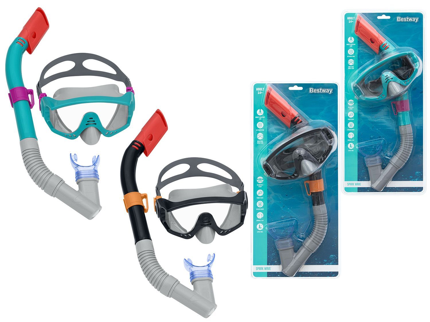 SET SNORKELING SPARK WAVE 14+