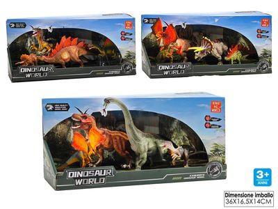 SET 4 DINOSAURI 3ASS