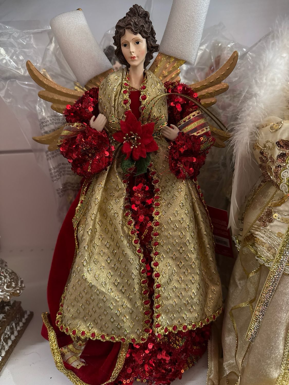 ANGELO 40CM M.A233 ROSSO/ORO