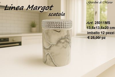 SCATOLA EFFETTO MARMO SILVER