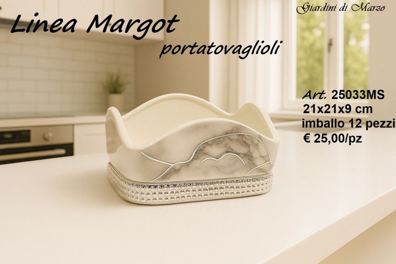 PORTATOVAGLIOLI EFFETTO MARMO SILVER