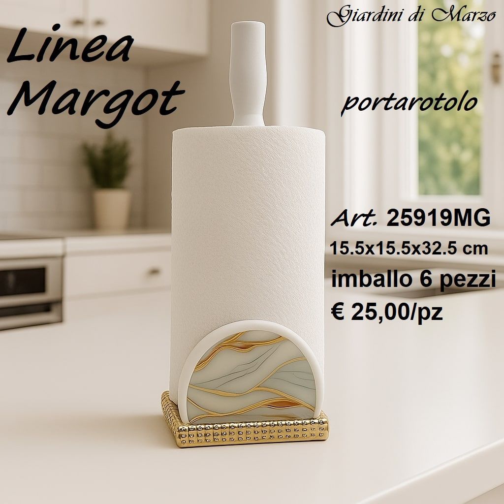PORTAROTOLO EFFETTO  MARMO GOLD
