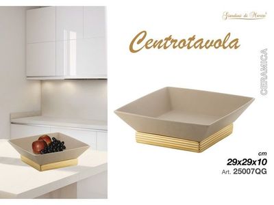 CENTROTAVOLA QUADRATO ORO