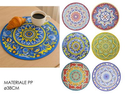 TOVAGLIETTA MANDALA 38CM 6ASS IN DISPLAY