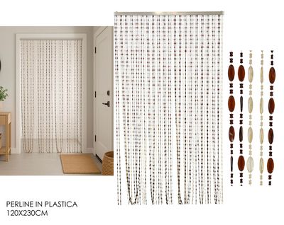 TENDA PERLINE 120X230CM AVANA/MARRONE TENDA PERLINE 120X230CM AVANA/MARRONE