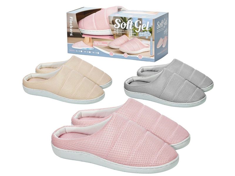PANTOFOLA DONNA SOFT GEL 36-41 3ASS