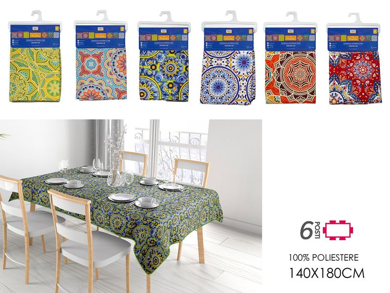 TOVAGLIA ANTIM.LINEA MANDALA 140X180 6AS