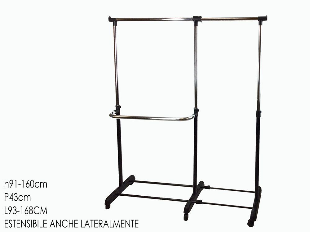 APPENDIABITI ESTENSIBILE 93-168CM APPENDIABITI ESTENSIBILE 93-168CM