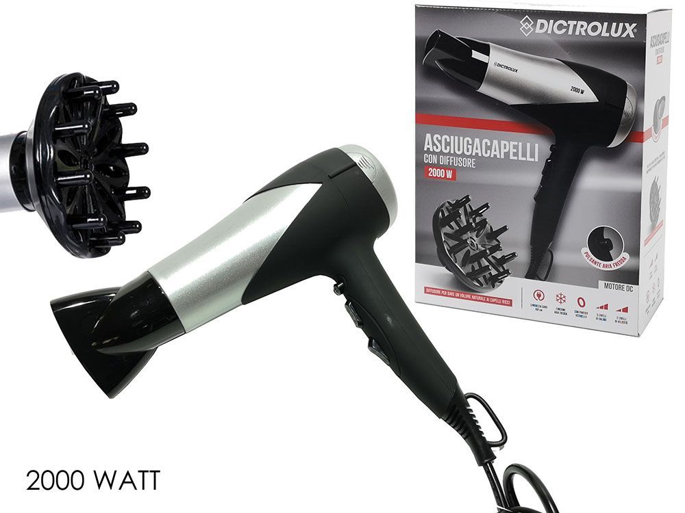 PHON NERO GOMMATO C/DIFF.2000W