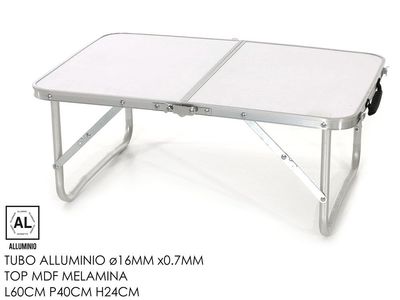TAVOLINO PIEGHEVOLE 60X40X24CM TAVOLINO PIEGHEVOLE 60X40X24CM