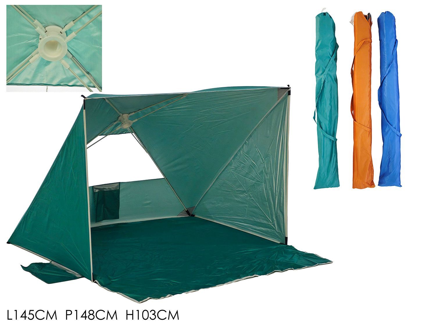 TENDA OMBRELLONE 2 POSTI 145X148XH103CM