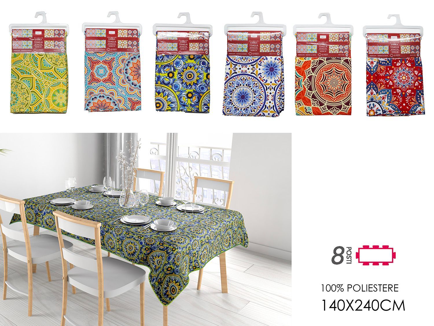 TOVAGLIA ANTIM.LINEA MANDALA