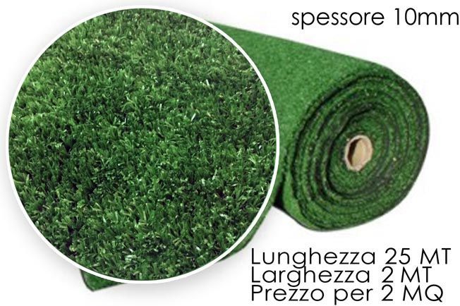 PRATO SINT. 1X2MT SU ROTOLO 25MT 10MM