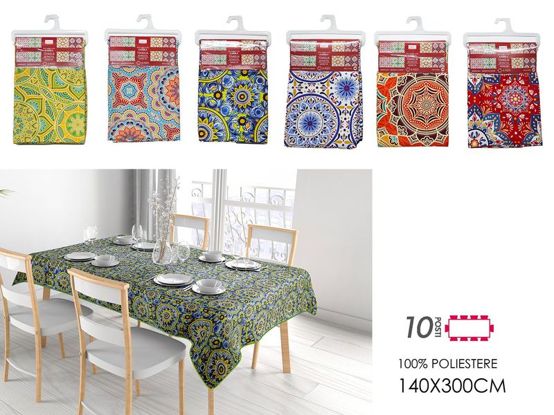 TOVAGLIA ANTIM.LINEA MANDALA 140X300 6AS