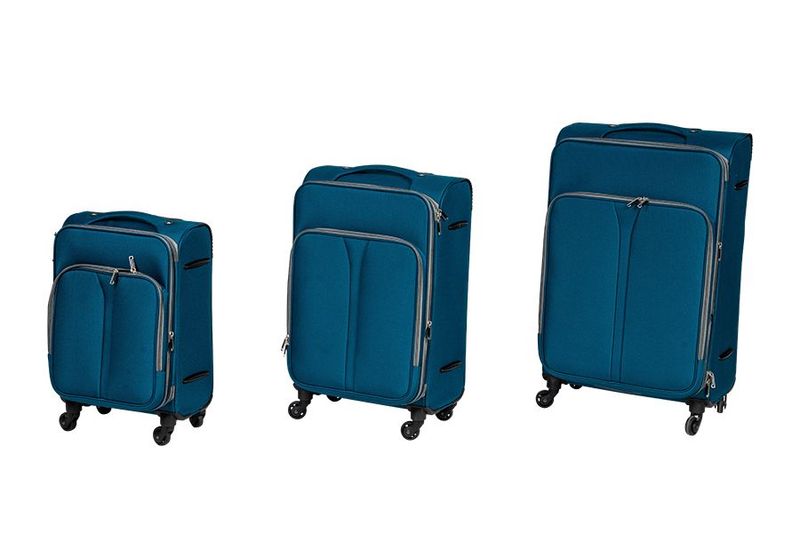 TROLLEY ABUDHABI 66CM BLU COVERI