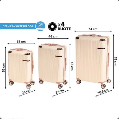 TROLLEY H.76CM MOD.A5123 BEIGE