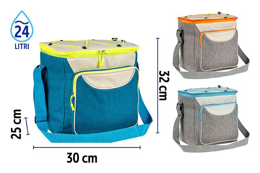 BORSA FRIGO 30X25X32CM 24L 5MM 3ASS BORSA FRIGO 30X25X32CM 24L 5MM 3ASS