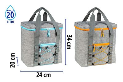 BORSA FRIGO 29X20X34CM 20L 5MM 3ASS BORSA FRIGO 29X20X34CM 20L 5MM 3ASS