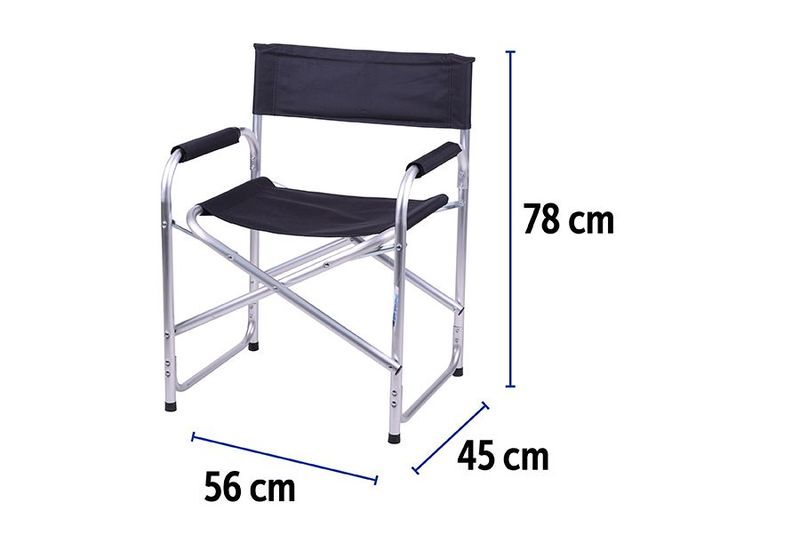 SEDIA REGISTA OXF/ALL 24MM 56X48X78 NERO