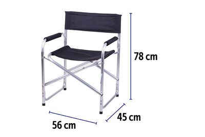 SEDIA REGISTA OXF/ALL 24MM 56X48X78 NERO