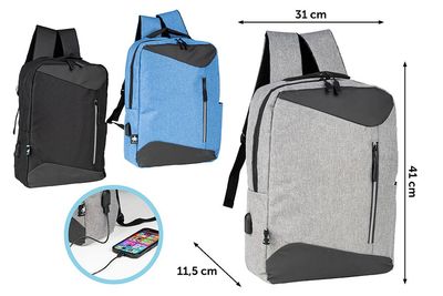 ZAINO 41X31X11.5CM M.130 1ASS