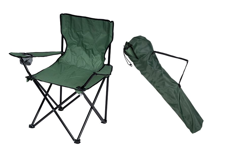 SEDIA DA CAMPEGGIO 50X50X80CM VERDE