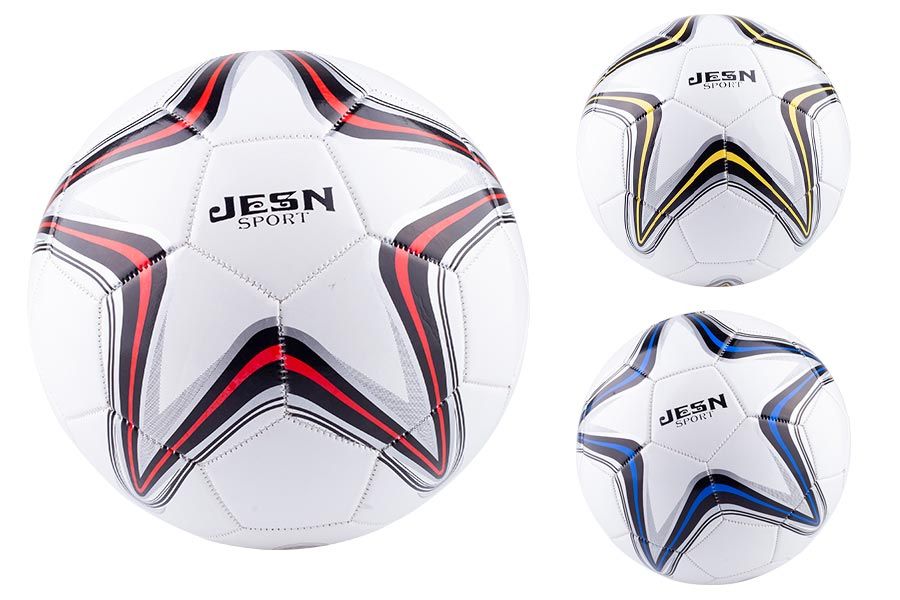 PALLONE DA CALCIO PVC CUCITO 280GR TAG.5 3COL