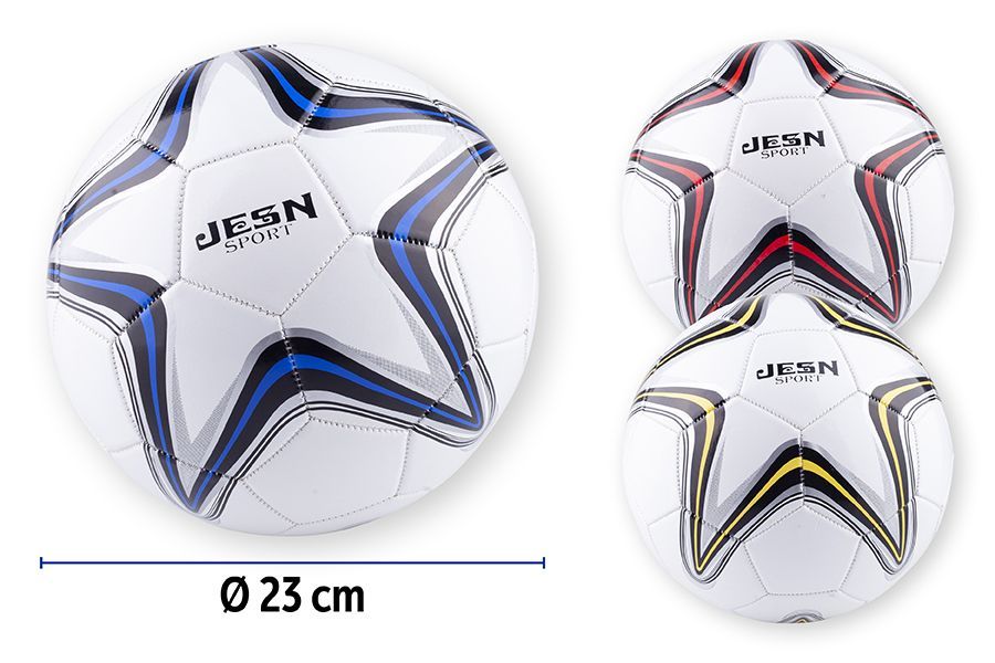 PALLONE DA CALCIO PVC CUCITO 280GR TAG.5 3COL