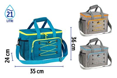 BORSA FRIGO 35X24X26CM 21L 5MM 3ASS BORSA FRIGO 35X24X26CM 21L 5MM 3ASS