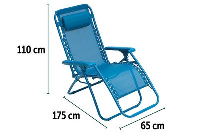 ZERO GRAVITY T25X0.8MM 173X65X110CM F.BLU
