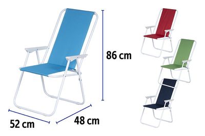 SEDIA RELAX PIEGH.52X48X86CM 600D OXF 4ASS SEDIA RELAX PIEGH.52X48X86CM 600D OXF 4ASS