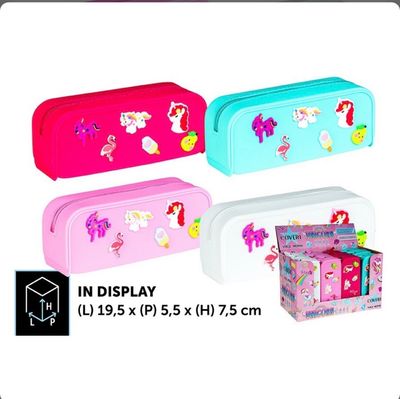 P.PENNE SILICONE 19X5,5X7,5CM M.011 4ASS IN D