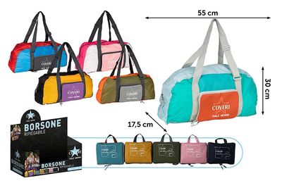 BORSONE RIPIEGABILE 55X17,5XH.30CM COVERI 5 ASS