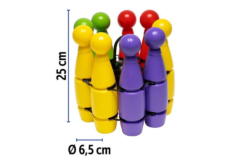 BOWLING SET 10PZ 6X25CM