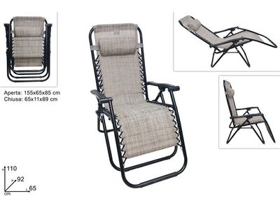 SEDIA POLTRONA SDRAIO MET NEXT GRAVITA' ZERO BEIGE
