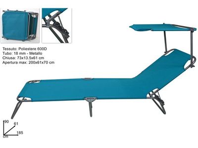 LETTINO C PARASOLE POLIESTERE 600D DI18 TIFFANY W0