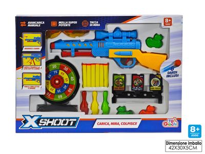GIOCO FUCILE C/DARDI + ACC. 3ASS GIOCO FUCILE C/DARDI + ACC. 3ASS