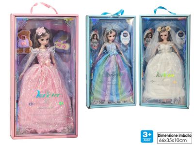 BAMBOLA PRINCIPESSA H65CM 3ASS. BAMBOLA PRINCIPESSA H65CM 3ASS.