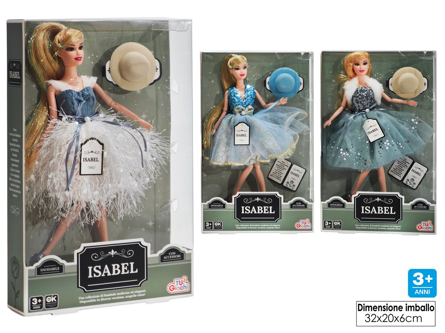 BAMBOLA ISABEL 3ASS BAMBOLA ISABEL 3ASS
