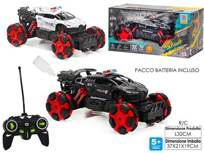 AUTO R/C 4 FUNZIONI E SPRAY 2ASS