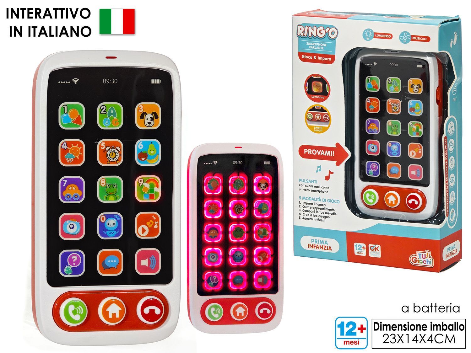 RING'O SMARTPHONE PARLANTE ITA RING'O SMARTPHONE PARLANTE ITA