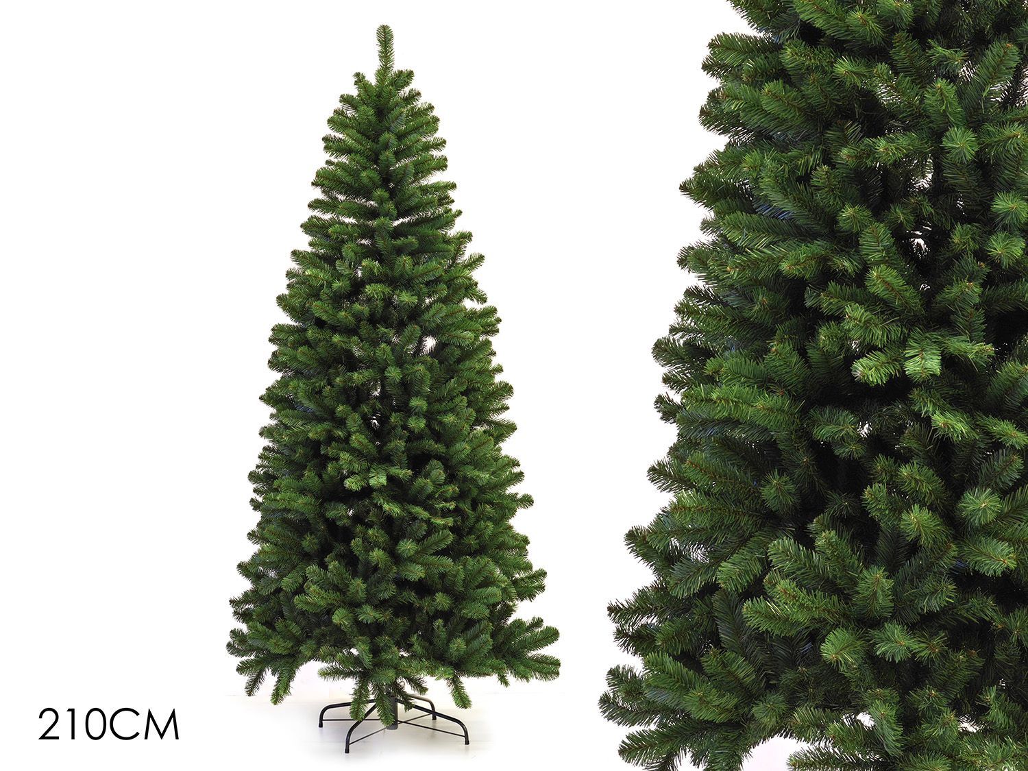 ALBERO SLIM VERDE NATALE M2.10/866