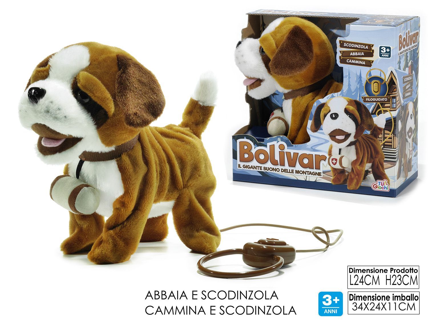 CAGNOLINO BOLIVAR FILOGUIDATO H23CM