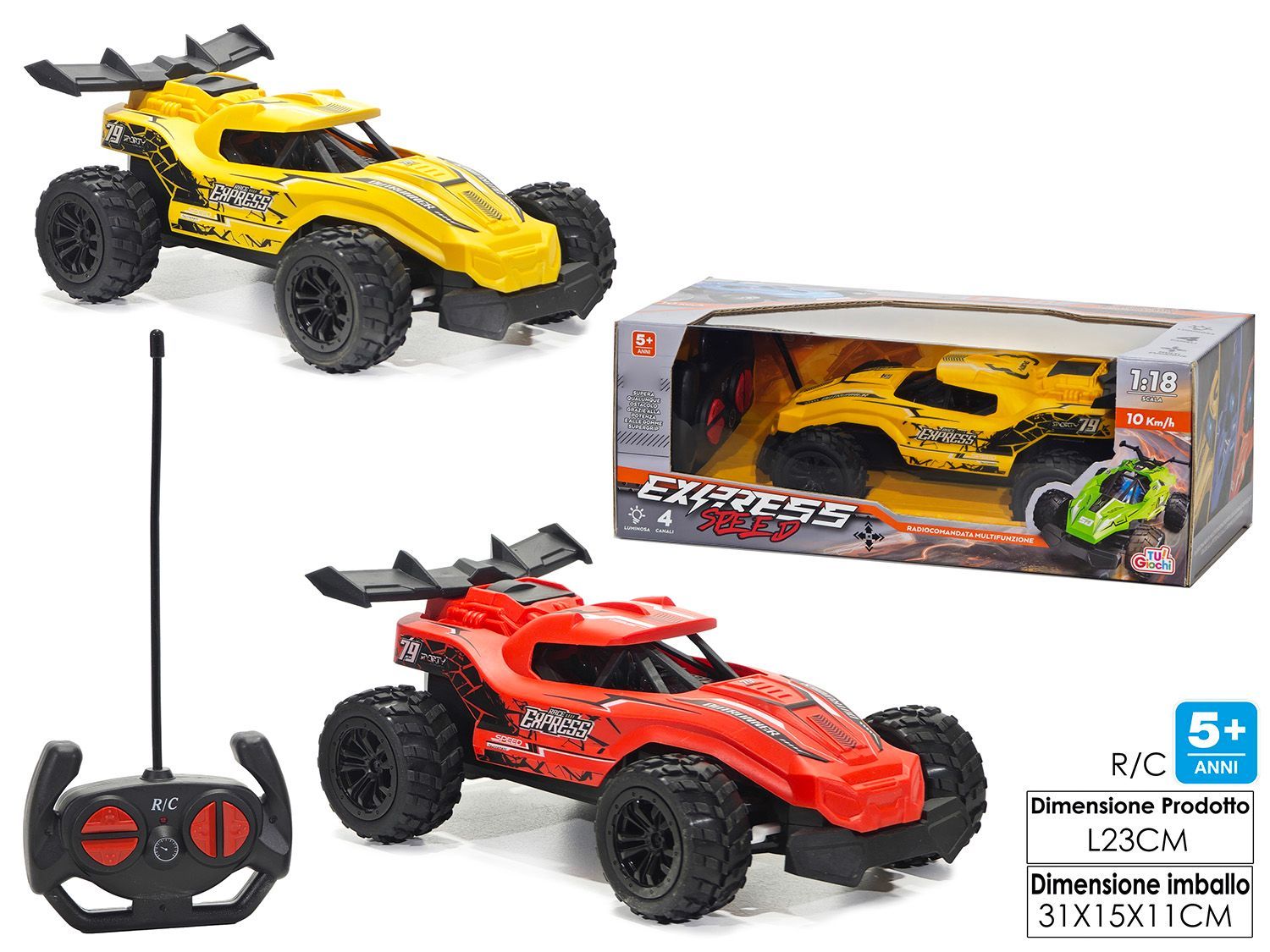 AUTO R/C 4 FUNZIONI 2ASS AUTO R/C 4 FUNZIONI 2ASS