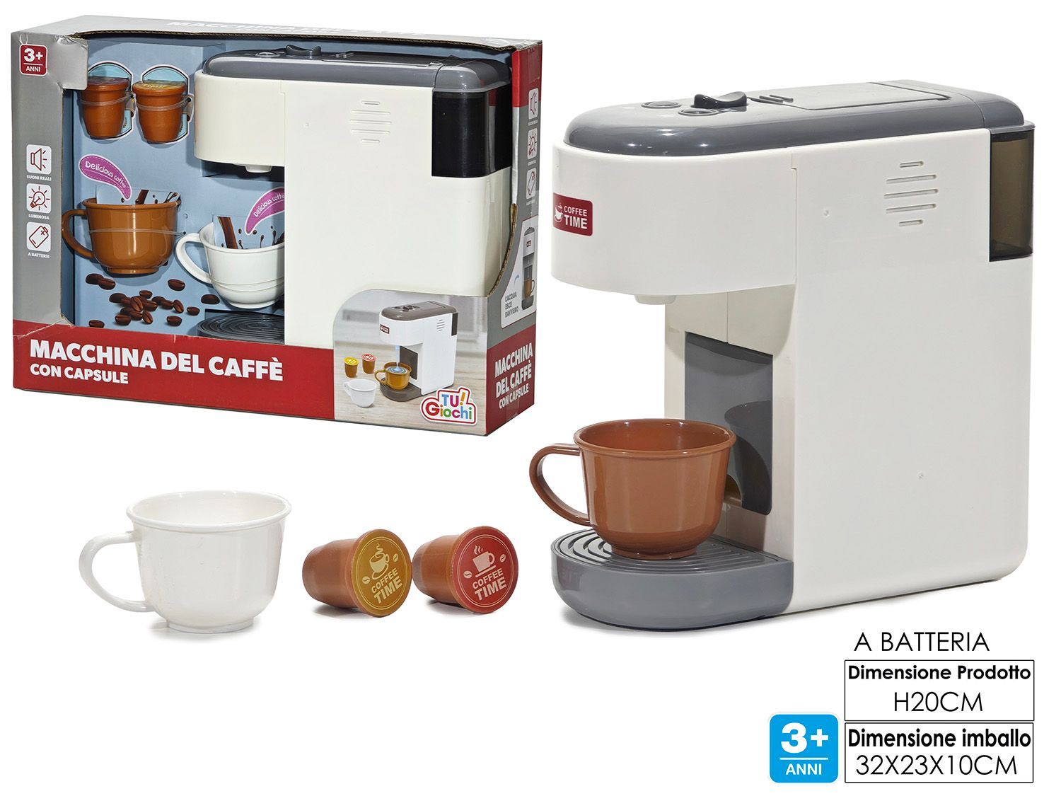 GIOCO MACCHINA DEL CAFFE' CON CAPSULE GIOCO MACCHINA DEL CAFFE' CON CAPSULE