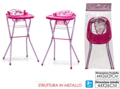 GIOCO SEGGIOLONE ROSA 2ASS GIOCO SEGGIOLONE ROSA 2ASS