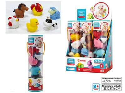 GIOCA GOMMA ANIMALETTI IN DISP. 6PZ 4ASS